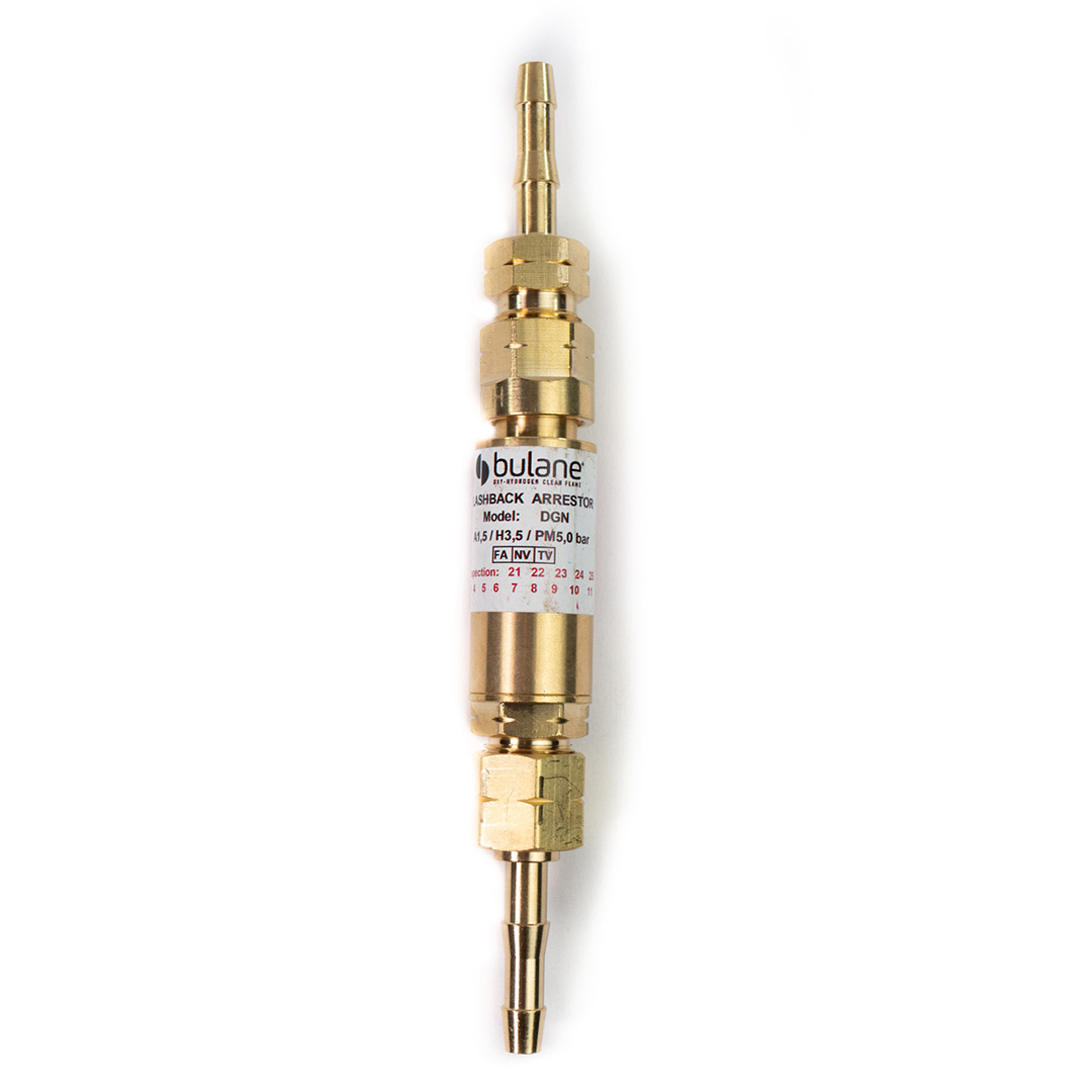 CA-27 : Flame arrestor for dyomix® gas line with grooved fittings